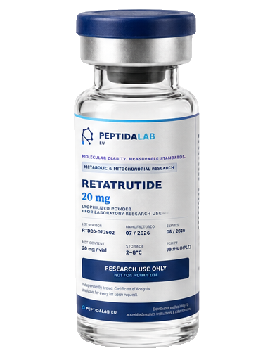Flacon PeptidaLab Retatrutide — 20 mg
